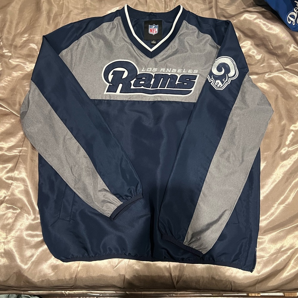 Los Angeles Rams Pullover Jacket size medium